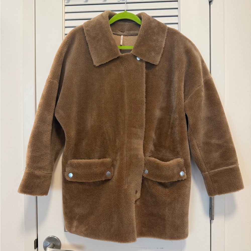 Free People Faux Fur Coat